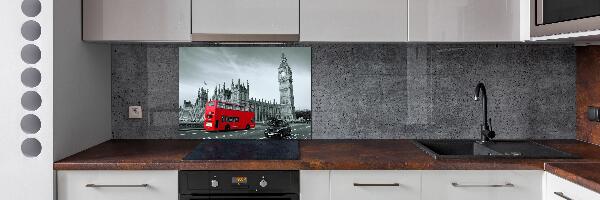 Achterwand keuken Londense bus