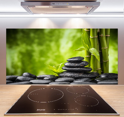 Spatscherm keuken Zen-stenen