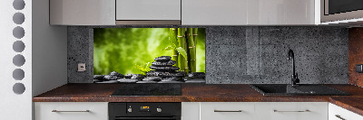 Spatscherm keuken Zen-stenen