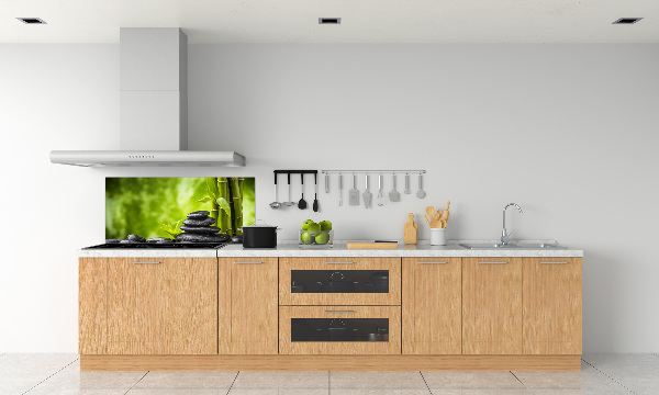 Spatscherm keuken Zen-stenen