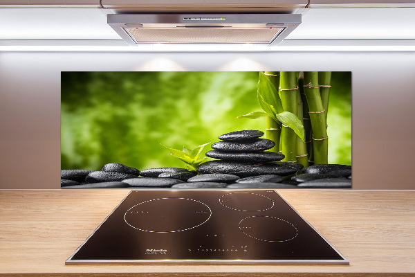Spatscherm keuken Zen-stenen