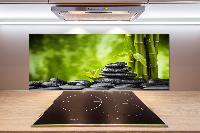 Spatscherm keuken Zen-stenen