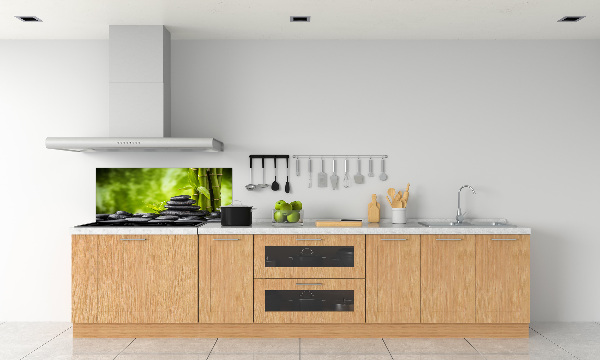 Spatscherm keuken Zen-stenen