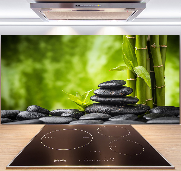 Spatscherm keuken Zen-stenen