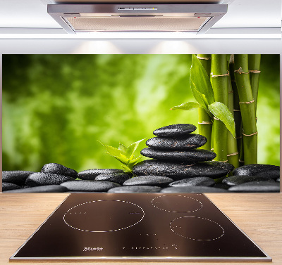 Spatscherm keuken Zen-stenen