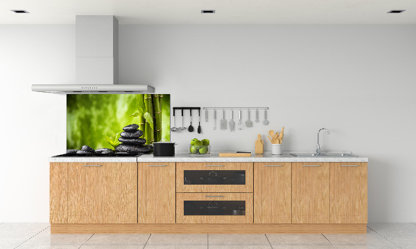 Spatscherm keuken Zen-stenen