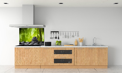 Spatscherm keuken Zen-stenen