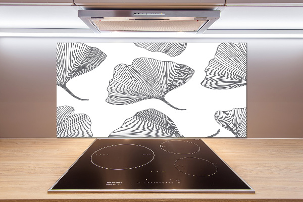 Glazen achterwand keuken Ginkgo