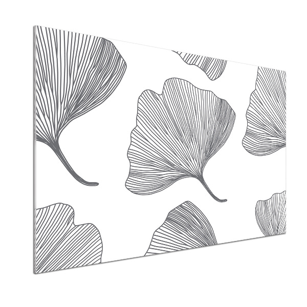 Glazen achterwand keuken Ginkgo