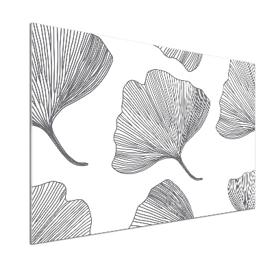 Glazen achterwand keuken Ginkgo