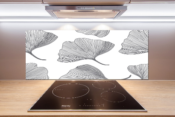 Glazen achterwand keuken Ginkgo