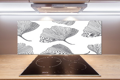Glazen achterwand keuken Ginkgo