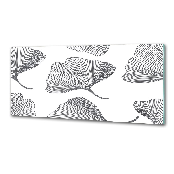 Glazen achterwand keuken Ginkgo