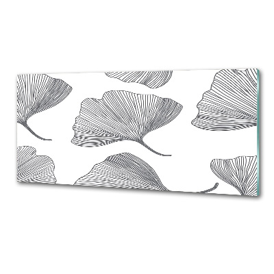 Glazen achterwand keuken Ginkgo
