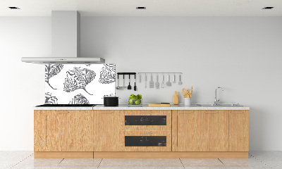 Glazen achterwand keuken Ginkgo