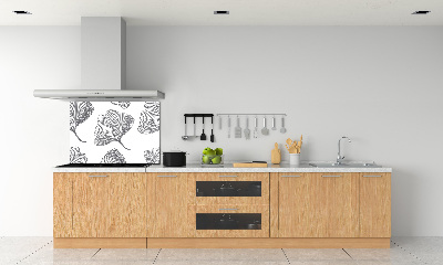 Glazen achterwand keuken Ginkgo