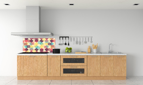 Achterwand keuken Geometrische achtergrond
