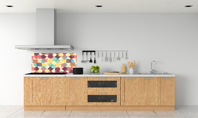 Achterwand keuken Geometrische achtergrond