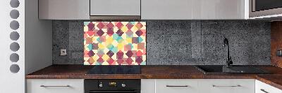 Achterwand keuken Geometrische achtergrond