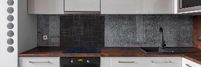 Achterwand keuken Linnenstructuur
