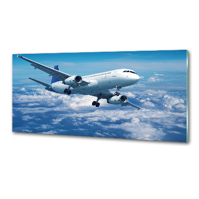 Panel do kuchni Samolot w chmurach