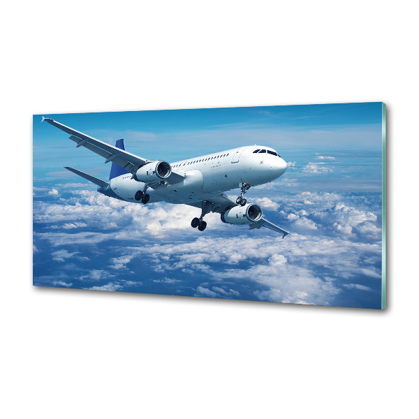 Panel do kuchni Samolot w chmurach