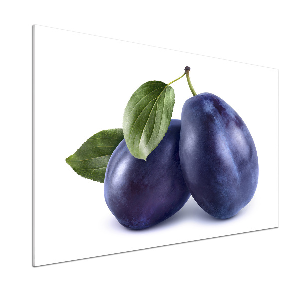 Panel szklany do kuchni Śliwki