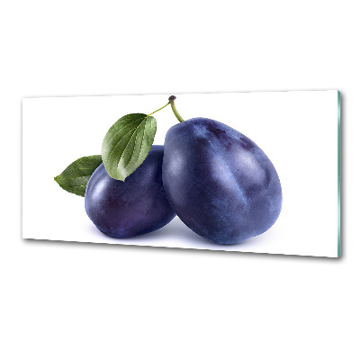 Panel szklany do kuchni Śliwki