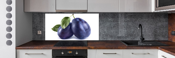 Spatscherm keuken Pruimen