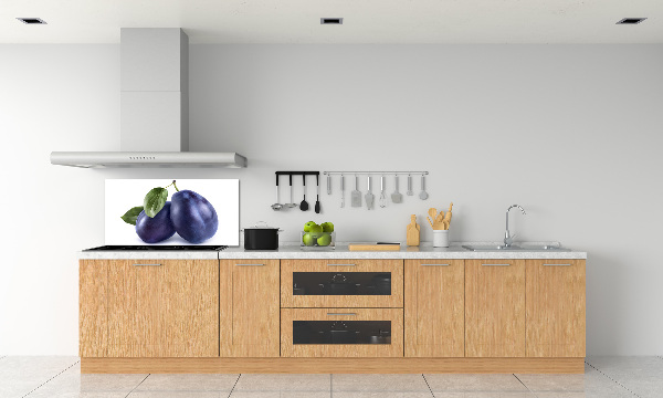 Spatscherm keuken Pruimen