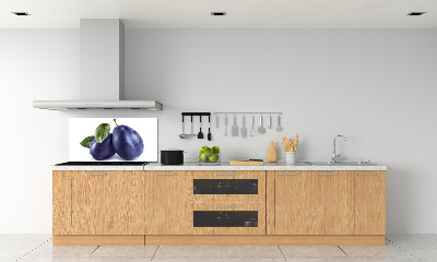 Spatscherm keuken Pruimen
