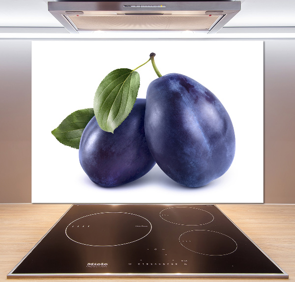 Spatscherm keuken Pruimen