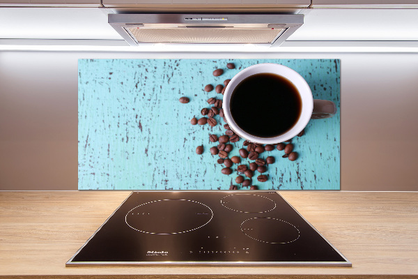 Spatplaat keuken Zwarte koffie