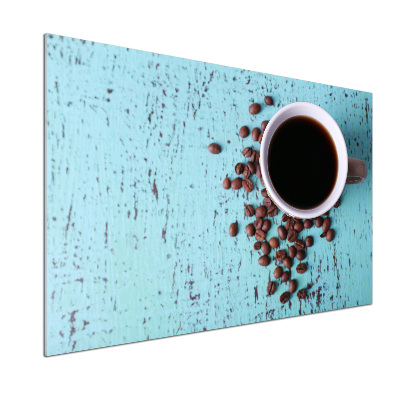 Spatplaat keuken Zwarte koffie