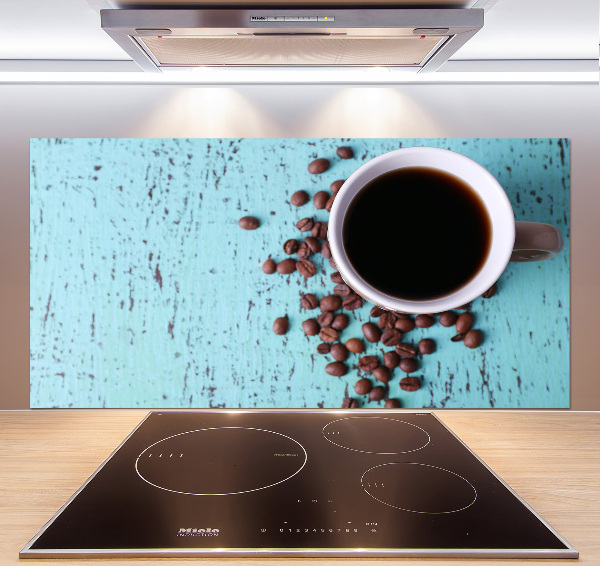 Spatplaat keuken Zwarte koffie