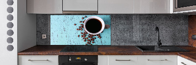Spatplaat keuken Zwarte koffie