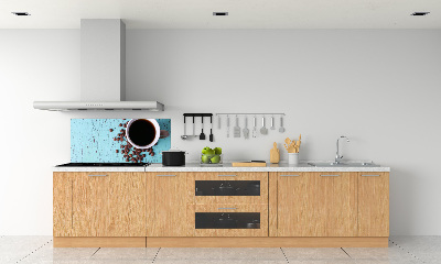 Spatplaat keuken Zwarte koffie