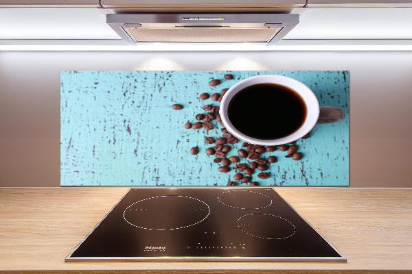 Spatplaat keuken Zwarte koffie