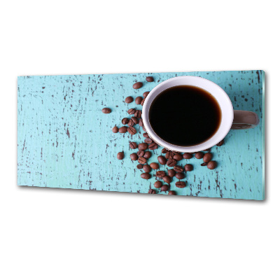 Spatplaat keuken Zwarte koffie