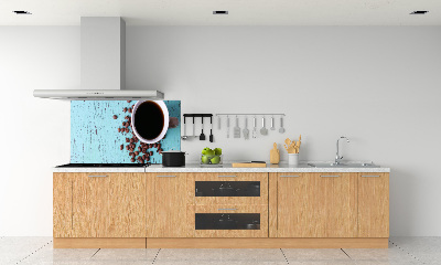 Spatplaat keuken Zwarte koffie