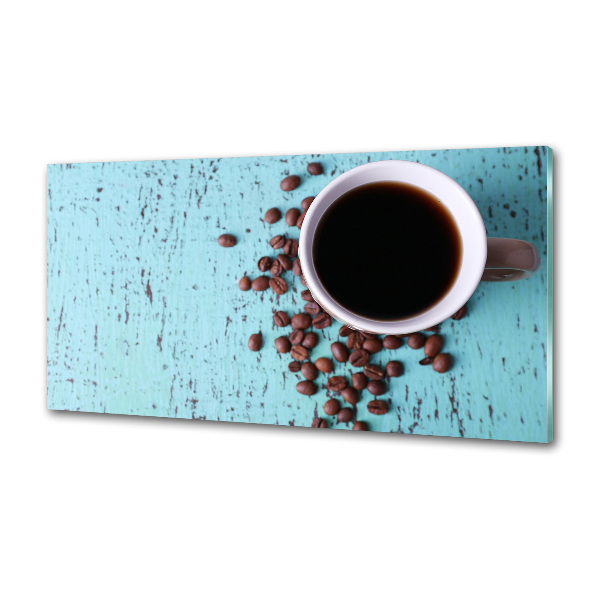 Spatplaat keuken Zwarte koffie