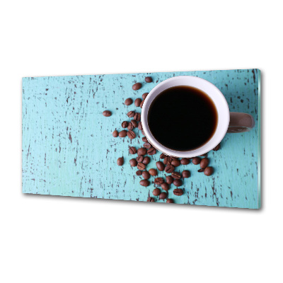 Spatplaat keuken Zwarte koffie