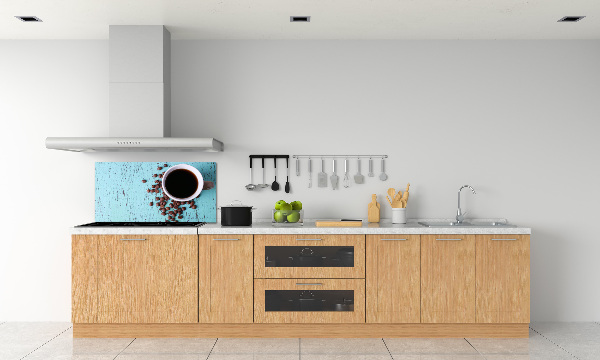 Spatplaat keuken Zwarte koffie