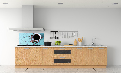 Spatplaat keuken Zwarte koffie