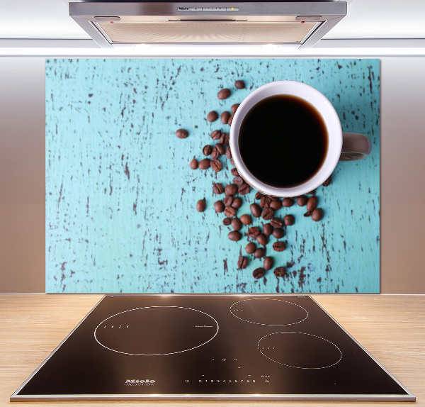 Spatplaat keuken Zwarte koffie