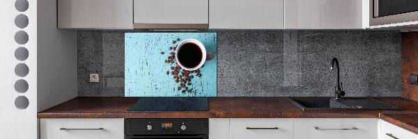 Spatplaat keuken Zwarte koffie