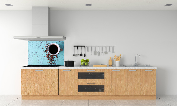 Spatplaat keuken Zwarte koffie