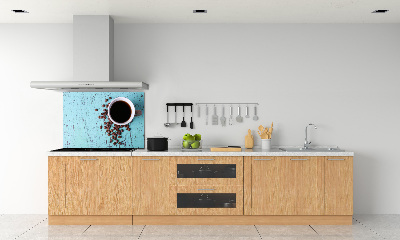 Spatplaat keuken Zwarte koffie
