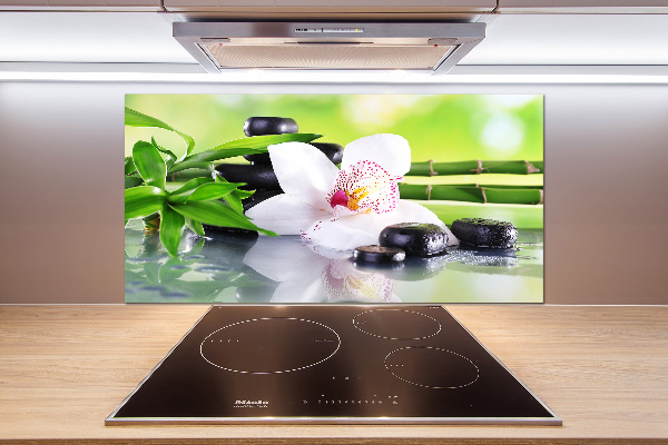 Panel między meble w kuchni Orchidea