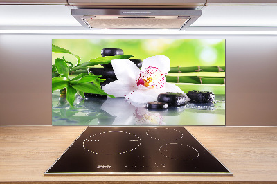 Panel między meble w kuchni Orchidea